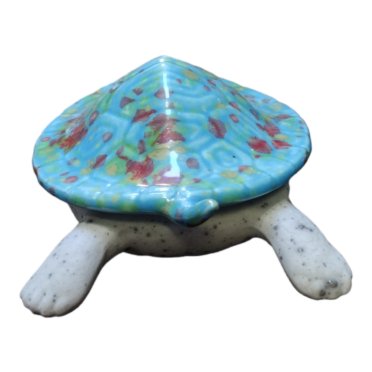 Handmade Medium Turtle with Lid Pottery