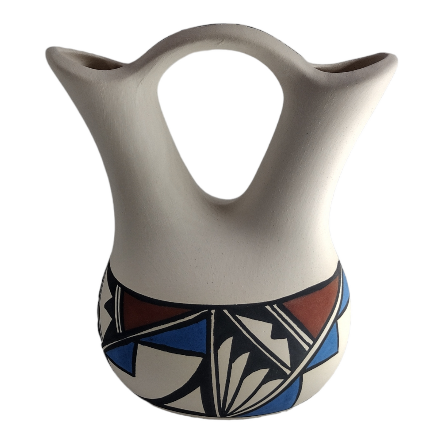 Handmade Small Native American Acoma Wedding Vase Pottery Style 1